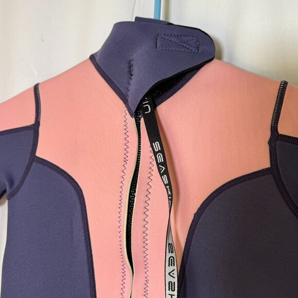 Seaskin Gir's Wetsuit Size 10 Pink and Purple Polyurethane - Picture 7 of 7
